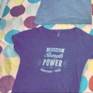 Otf blue and orange splat tank. S, E, P top